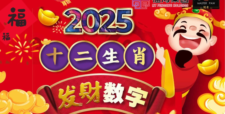 鲍一凡老师 | 2025十二生肖发财数字