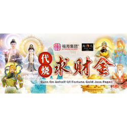代烧求财金 Burn On Behalf Of Fortune Gold Joss Paper 代烧求财金 Burn On Behalf Of Fortune Gold Joss Paper