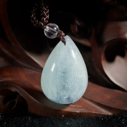 海蓝宝吊坠 (大) Aquamarine Pendant (Large)
