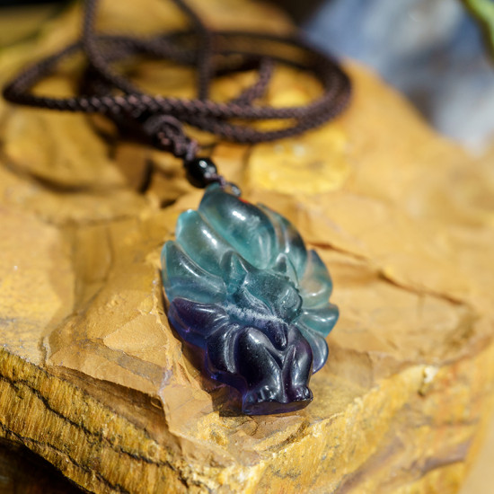 绚丽狐仙吊坠 Nine Tails Fairy Fox Pendant 绚丽狐仙吊坠 Nine Tails Fairy Fox Pendant