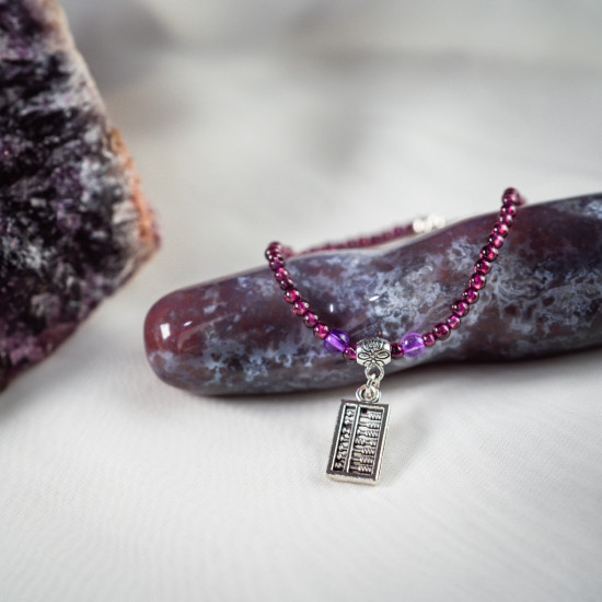石榴石算盘单圈 Garnet with abacus 石榴石算盘单圈 Garnet with abacus
