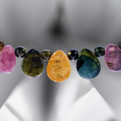 碧玺项链 Tourmalime Pendant 碧玺项链 Tourmalime Pendant