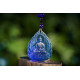 蓝琉璃药师佛吊坠 Blue Glazed Medicine Buddha Pendant 蓝琉璃药师佛吊坠 Blue Glazed Medicine Buddha Pendant