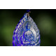 蓝琉璃药师佛吊坠 Blue Glazed Medicine Buddha Pendant 蓝琉璃药师佛吊坠 Blue Glazed Medicine Buddha Pendant