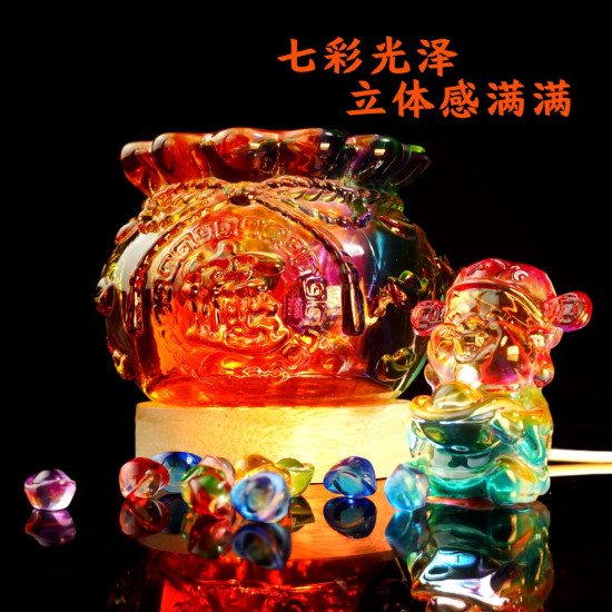 七彩财禄聚宝盆 COLORFUL FORTUNE TREASURE BOWL 七彩财禄聚宝盆 COLORFUL FORTUNE TREASURE BOWL