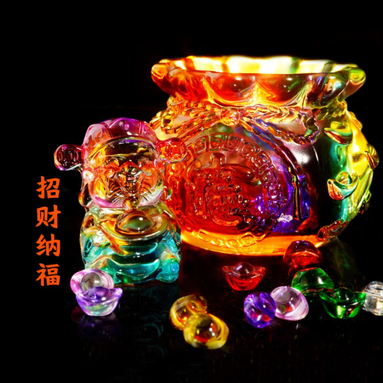 七彩财禄聚宝盆 COLORFUL FORTUNE TREASURE BOWL 七彩财禄聚宝盆 COLORFUL FORTUNE TREASURE BOWL