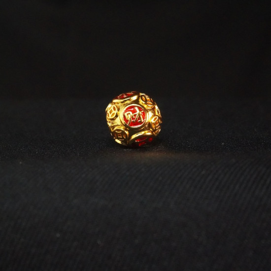 红色八方来财珠 Red Abundance Prosperous Bead