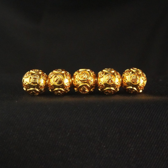 金色八方来财珠 Gold Abundance Prosperous Bead 金色八方来财珠 Gold Abundance Prosperous Bead