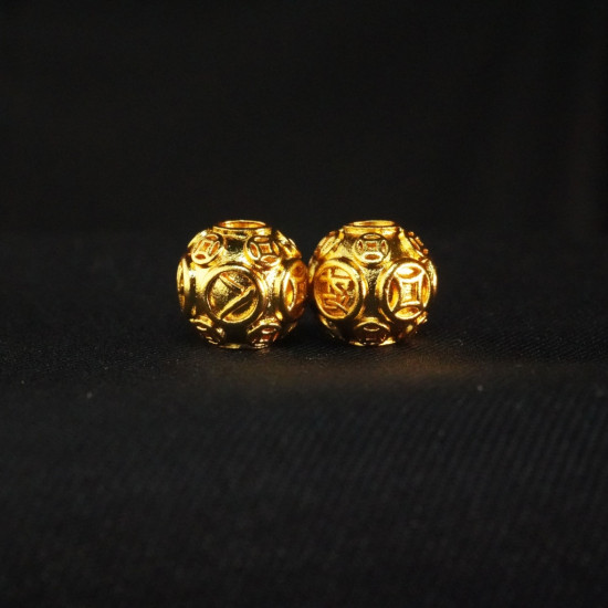 金色八方来财珠 Gold Abundance Prosperous Bead 金色八方来财珠 Gold Abundance Prosperous Bead