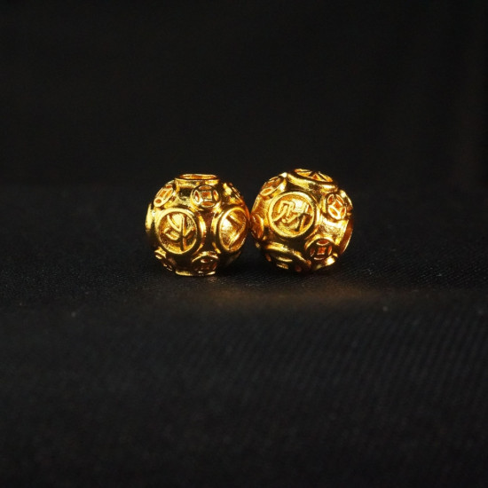 金色八方来财珠 Gold Abundance Prosperous Bead 金色八方来财珠 Gold Abundance Prosperous Bead