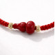 朱砂纳福手绳 CINNABAR FORTUNE RED STRING