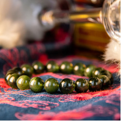 上高等绿发晶手链 Green Rutilated Quartz Bracelet 上高等绿发晶手链 Green Rutilated Quartz Bracelet