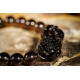 冰种黑曜石貔貅手链 Icy Obsidian Pixiu Bracelet 冰种黑曜石貔貅手链 Icy Obsidian Pixiu Bracelet
