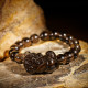 冰种黑曜石貔貅手链 Icy Obsidian Pixiu Bracelet 冰种黑曜石貔貅手链 Icy Obsidian Pixiu Bracelet