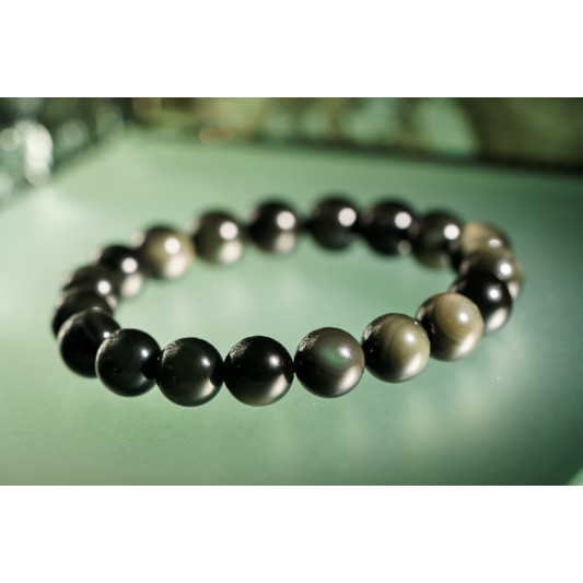 彩曜石手链 Rainbow Obsidian Bracelet 彩曜石手链 Rainbow Obsidian Bracelet