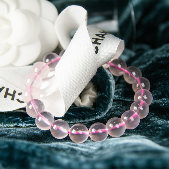 星光粉晶手链 Star Rose Quartz Bracelet 星光粉晶手链 Star Rose Quartz Bracelet