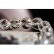 白水晶手链 ( 切面128 ) Clear Quartz Bracelet (Cut 128 Facets) 白水晶手链 ( 切面128 ) Clear Quartz Bracelet (Cut 128 Facets)