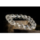 白水晶手链 ( 切面64 ) Clear Quartz Bracelet (Cut 64 Facets) 白水晶手链 ( 切面64 ) Clear Quartz Bracelet (Cut 64 Facets)