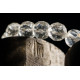 白水晶手链 ( 切面64 ) Clear Quartz Bracelet (Cut 64 Facets) 白水晶手链 ( 切面64 ) Clear Quartz Bracelet (Cut 64 Facets)