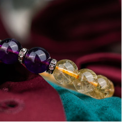 紫缘石手链 Stone of Serendipity 紫缘石手链 Stone of Serendipity