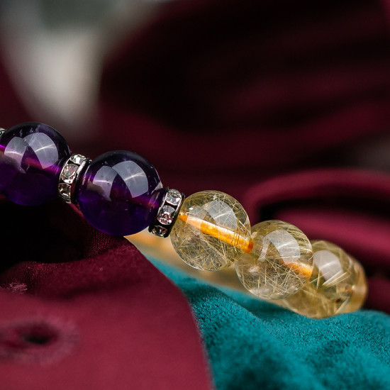 紫缘石手链 Stone of Serendipity 紫缘石手链 Stone of Serendipity