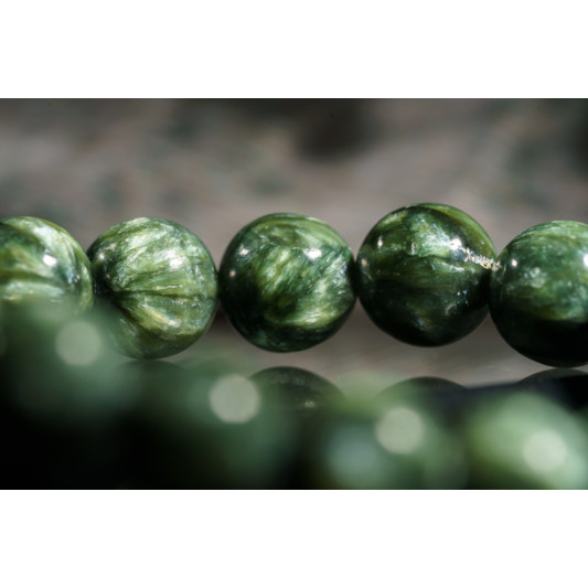 绿龙晶手链 Seraphinite Bracelet 绿龙晶手链 Seraphinite Bracelet