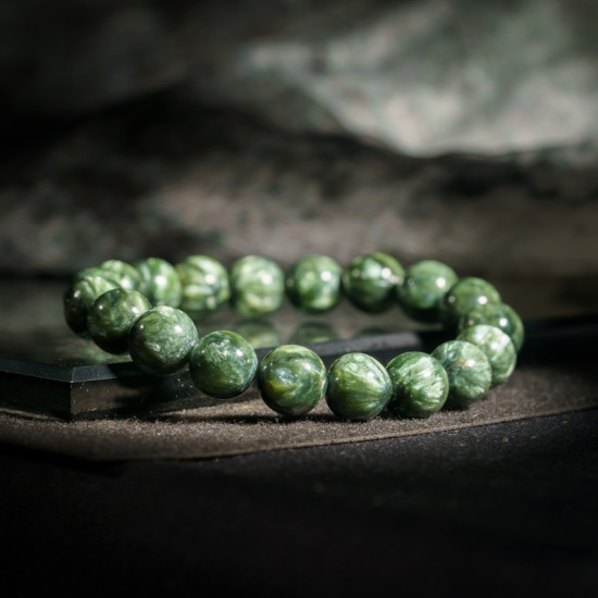 绿龙晶手链 Seraphinite Bracelet 绿龙晶手链 Seraphinite Bracelet