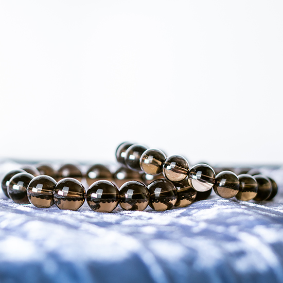 茶水晶手链 ( 圆珠 ) Smoky Quartz Bracelet ( Round Shape ) 茶水晶手链 ( 圆珠 ) Smoky Quartz Bracelet ( Round Shape )