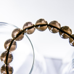 茶水晶手链 ( 圆珠 ) Smoky Quartz Bracelet ( Round Shape ) 茶水晶手链 ( 圆珠 ) Smoky Quartz Bracelet ( Round Shape )