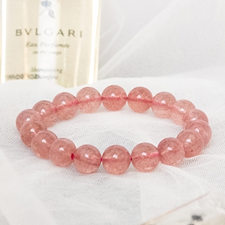 草莓晶手链 Strawberry Quartz Bracelet 草莓晶手链 Strawberry Quartz Bracelet