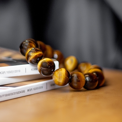 黄虎眼石手链 Yellow Tigerite Bracelet 黄虎眼石手链 Yellow Tigerite Bracelet