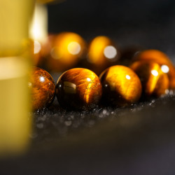 黄虎眼石手链 Yellow Tigerite Bracelet 黄虎眼石手链 Yellow Tigerite Bracelet