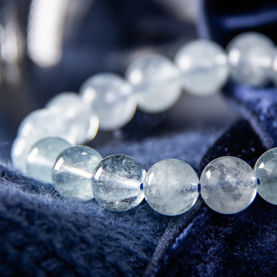 高等海蓝宝手链 High Grade Aquamarine Bracelet 高等海蓝宝手链 High Grade Aquamarine Bracelet