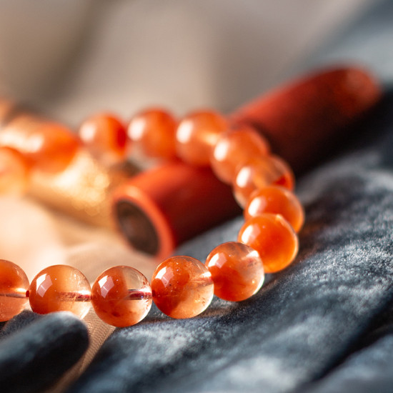 高等红兔毛手链 Red Rabbit Hair Quartz Bracelet 高等红兔毛手链 Red Rabbit Hair Quartz Bracelet