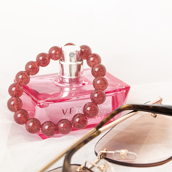 高等草莓晶手链 High Grade Strawberry Quartz Bracelet 高等草莓晶手链 High Grade Strawberry Quartz Bracelet