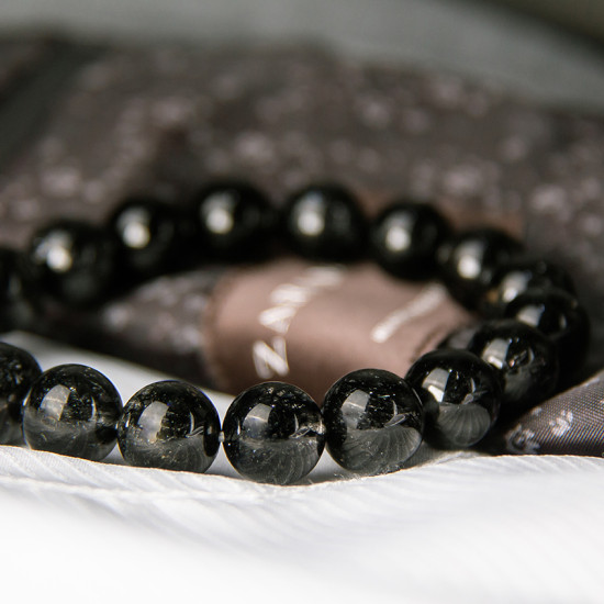 高等黑发晶手链 Black Rutilated Quartz Bracelet 高等黑发晶手链 Black Rutilated Quartz Bracelet