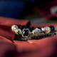 黑曜石+拉长石手链 Mix Crystal Bracelet (Obsidian + Labradorite) 黑曜石+拉长石手链 Mix Crystal Bracelet (Obsidian + Labradorite)