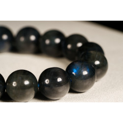 黑蓝月光手链 Black Moonstone Bracelet 黑蓝月光手链 Black Moonstone Bracelet