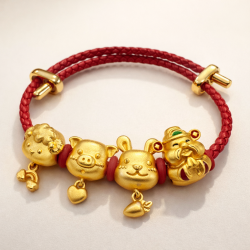三合贵人生肖手绳 Three Match Zodiac Lucky Rope