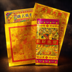 家宅兴旺金 (5包) PROSPERITY ABOUNDS JOSS PAPER (5 PACKS)