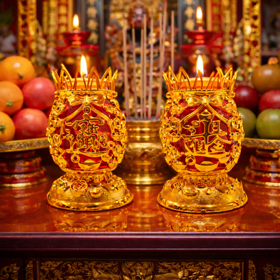招财旺来对烛 WEALTH AND PROSPERITY CANDLE 招财旺来对烛 WEALTH AND PROSPERITY CANDLE