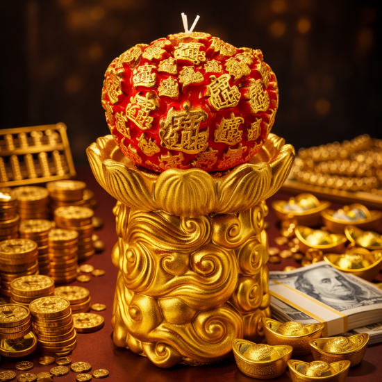 招财进宝酥油烛 WEALTH CANDLE 招财进宝酥油烛 WEALTH CANDLE