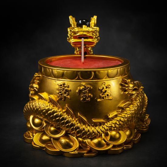 祥龙纳财酥油烛 AUSPICIOUS CANDLE 祥龙纳财酥油烛 AUSPICIOUS CANDLE