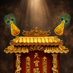 福海旺财金花 *小号 GOLDEN FORTUNE EMBLEM 