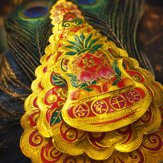 福海旺财金花 *小号 GOLDEN FORTUNE EMBLEM 