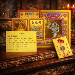 虎爷金 (5包) TIGER DEITY GOLD JOSS PAPER (5 PACKS)