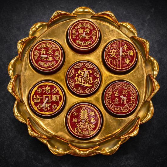 黄金七星宝烛 GOLDEN SEVEN STAR TREASURE CANDLE