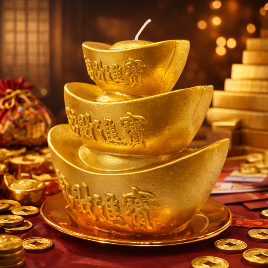 财富节节高酥油烛 TREASURE CANDLE