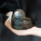 拉长爱心石 Labradorite Love Shape Crystal 拉长爱心石 Labradorite Love Shape Crystal