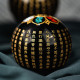 黑曜石心经球 Obsidian Crystal Ball with Heart Sutra 8cm